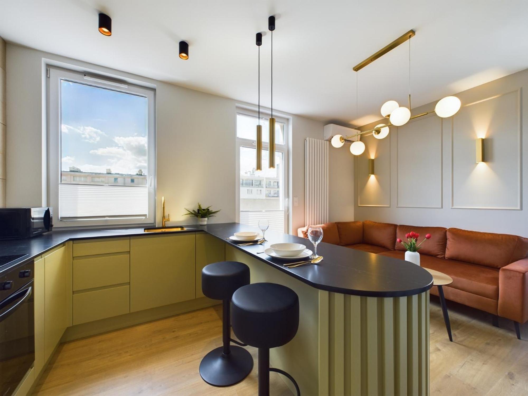 City Center Apartments Hoza By Noclegi Renters Warschau Exterior foto